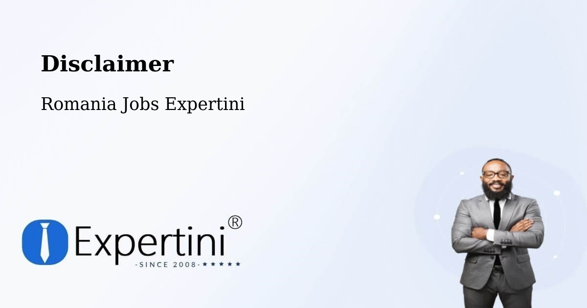 Disclaimer – Vutcani - Romania Jobs Expertini